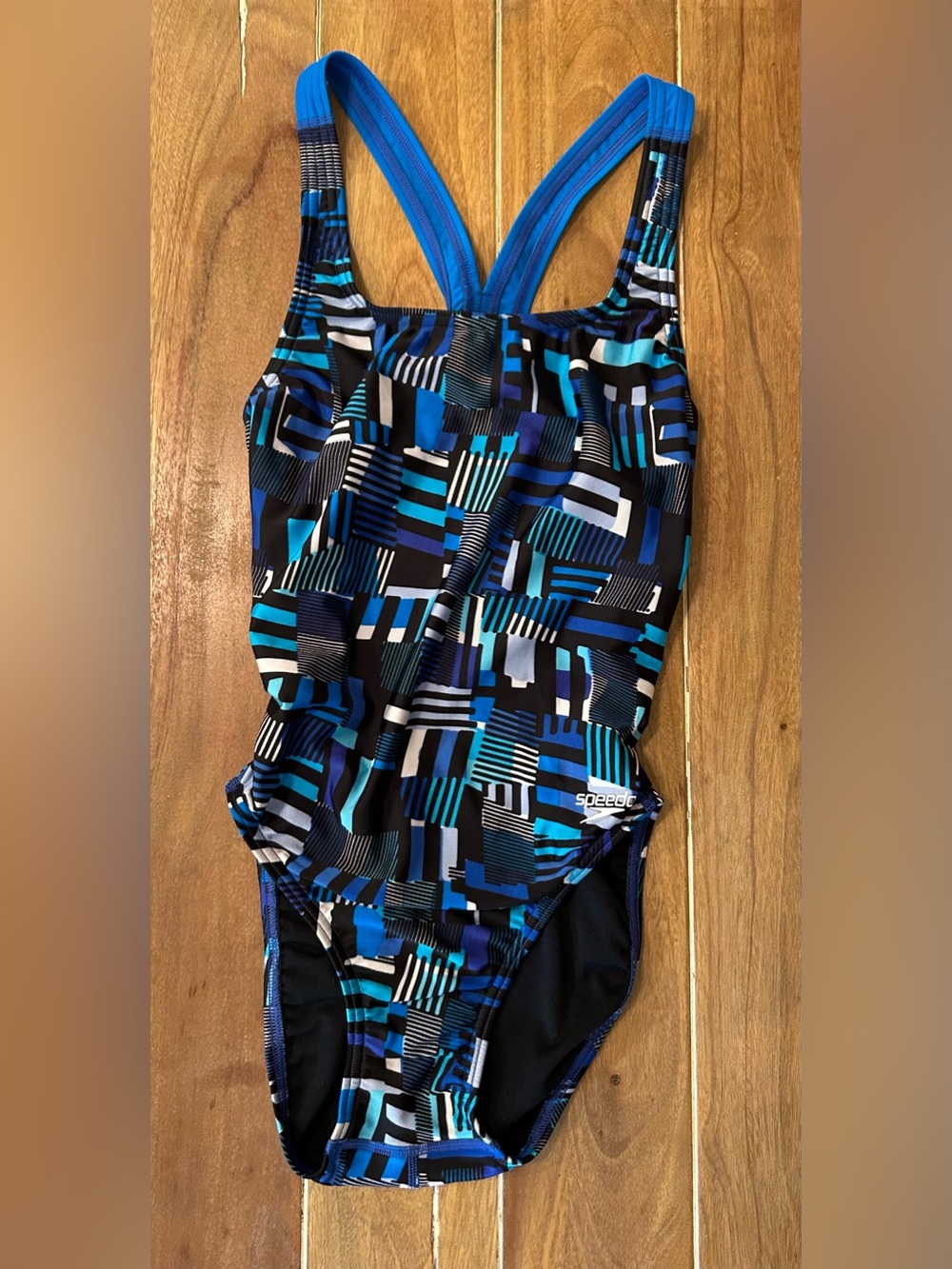 Speedo Youth Trippy Stripe Drop Back ProLT One Piece size 28 - Picture 3 of 6